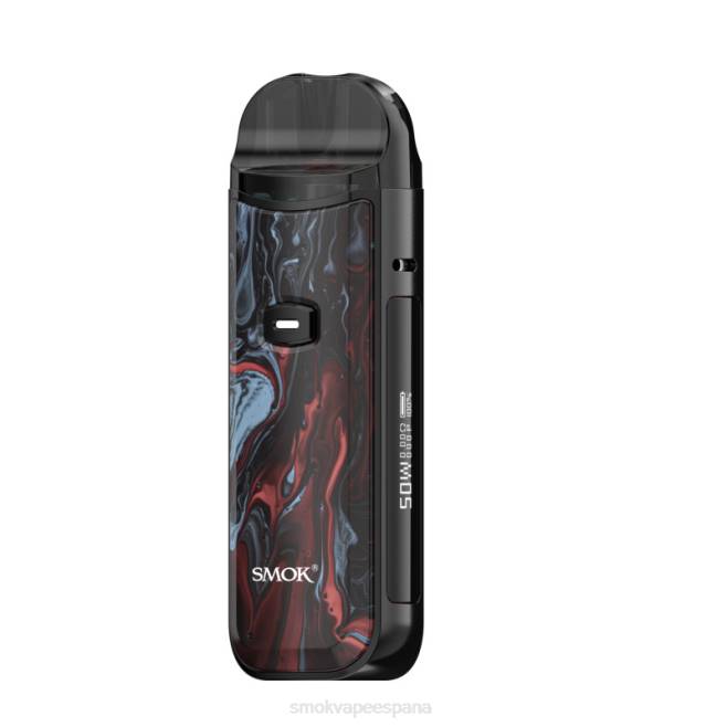 SMOK Nord kit de 50w veteado rojo negro B44D164 vaper SMOK precio