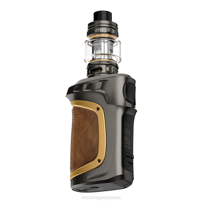 SMOK MAG-18 equipo cuero dorado metalizado B44D78 SMOK vape near me